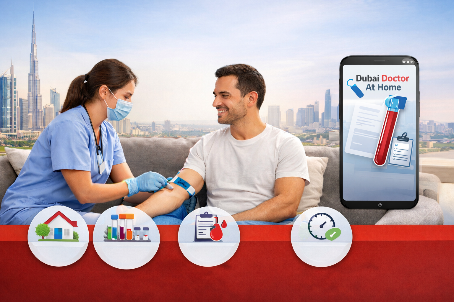 Blood Test at Home Dubai
